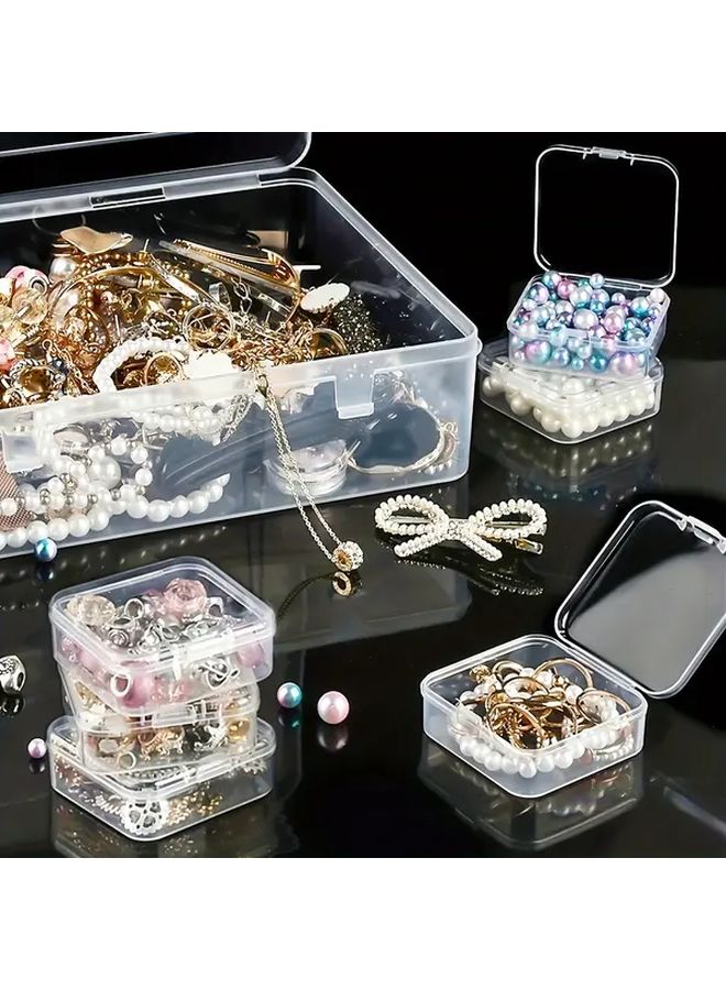 30 Grids Plastic Storage Box Set Transparent Stackable Organizer For Jewelry Crafts Hardware - Image 5